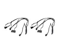 2 pezzi Cavo di alimentazione per radiatore di raffreddamento a liquido a 14 pin compatibile con NZXT