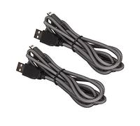 2 Pezzi Cavo di Caricabatterie USB per Cavo di Carico 3DS da 5 Piedi con Protezione della Manica della Treccia, per un Gioco Continuo