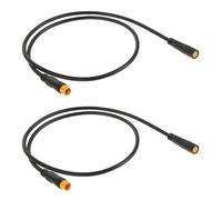2 Pezzi Cavo di Prolunga Elettrico Connettori 3 Pin | Maschio e Femmina, ABS e Lega, Struttura a Basso Attrito, per Cablaggio Domestico e Officina