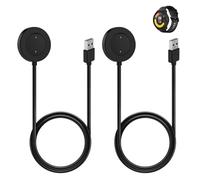 2 Pezzi Cavo di Ricarica USB Compatibile con Xiaomi Mi Watch/Watch S1 Active, Cavo Caricatore Magnetico di Ricambio 100 cm per Smartwatch, Caricabatterie Portatile Rapido e Sicuro per Ricarica