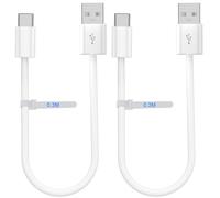 2 Pezzi Cavo intrecciato per Carplay per iPhone 17 16e 15 Pro Max 30cm,3A Cavo USB C per A-pple per CarPlay e Android Auto,Cavo per Carplay per per iPad 10/Air 5/4/per iPad Mini 7/6,per Galaxy S26 A16