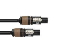 2 pezzi - Cavo per Altoparlanti PSSO Speakon 2x2,5mm² 1,5m Nero - Alta Qualità