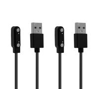2 Pezzi Cavo Ricarica Smartwatch 2 Pin 7.62 mm, Caricatore Magnetico USB Universale, per Orologio Intelligente e Fitness Tracker, Cavo di Alimentazione Sicuro per Dispositivi con Connessione Magnetica