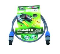 2 pezzi - Cavo Speaker SOMMER 2x2,5 mm² con Connettori Neutrik Speakon - 1 Me
