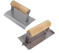 2 pezzi Cazzuole angolari per il taglio del cemento, strumenti in acciaio inox per uso interno ed esterno