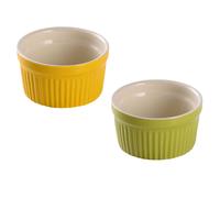 2 pezzi Ceramics cottura ciotola rotonda a forma di cucina da cucina da cucina