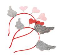 2 Pezzi Cerchietti con Cuori per Matrimonio Accessori per Design e Confortevole per Speciali