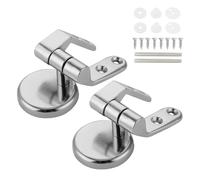 2 pezzi Cerniera for sedile WC in acciaio inossidabile universale regolabile Connettore di montaggio for coperchio ricambio Accessori for bagno Per Coperchio
