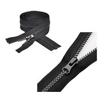 2 pezzi cerniera lampo nylon Cucitura su misura cerniera invisibile Usato per cappotti, pantaloni, Sostituisci la cerniera(chiusura lampo 70 cm)