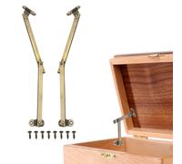2 Pezzi Cerniera Libro per Supporto Coperchio, 12,5cm Sx/Dx, Bronzo
