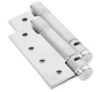 2 Pezzi Cerniera per Porta a Chiusura Automatica Regolabile in Lega | Alluminio, Argento, Facile da Installare, per Bagno e Lavanderia, Mantiene la Porta Ben Chiusa