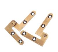 2 Pezzi Cerniera per Porta Nascosta, Rotazione Verticale Silenziosa | Design Invisibile, Resistente alla Ruggine, Movimento Fluido, per Installazioni Perno Centrale e Porte