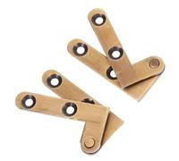 2 Pezzi Cerniera Pivot per Porta Nascosta, Rotazione Verticale | Design Invisibile, Resistente alla Ruggine, per Porte Segrete e Montaggio Superiore, Finitura Bronzo