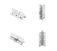 2 pezzi cerniere a molla in acciaio inox con chiusura automatica for mobili, ante in legno, cerniere in metallo for mobili da cucina e credenza(100mm 2pcs)