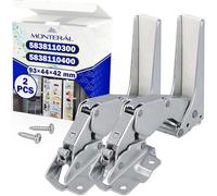 2 Pezzi Cerniere Frigorifero Incasso 5838110300 5838110400 per Beko