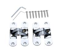 2 Pezzi Cerniere Nascoste In Lega Di Zinco For Mobili 23 X 95 Mm Cerniera Invisibile For Porta Pieghevole Nascosta Con Ferramenta A Vite