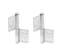 2 pezzi Cerniere per porte in acciaio, 132 mm, Cerniere per porte in acciaio inossidabile, Cerniera per porta in acciaio inox, apertura e chiusura a 360 gradi, adatto per porte in legno