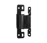 2 pezzi cerniere senza giunzioni for porte segrete for pieghevoli for nascoste for impieghi gravosi ferramenta for for bagno Per Porte Pieghevoli(Black)