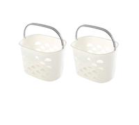 2 pezzi cestello doccia portatile cestello portaoggetti bagno contenitore
