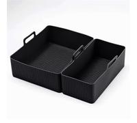 2 pezzi cestello in silicone for friggitrice ad aria for Tefal Ey901840 Ey905D40 vassoio antiaderente for piccoli grandi cassetti for teglie da forno(K)