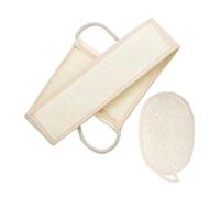 2 pezzi che fanno il bagno a loofah esfoliante e lo scrubber back di loofah