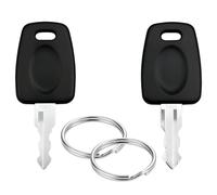 2 Pezzi Chiave Compatibile 007 e 002, Lock Master Key per Valigie e Bagagli con 2 Portachiavi, Chiave Universale per Lucchetti TSA 007/002, Apertura di Emergenza Senza Danni