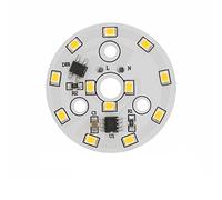 2 Pezzi Chip LED Per Faretto Da Incasso 3W 5W 7W 9W 12W 15W 18W SMD 2835 Perline Chiare Rotonde AC 220V-240V Faretto Da Incasso Per Illuminazione A Chip,5W,220V Bianco Caldo