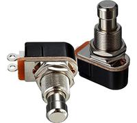 2 pezzi chitarra elettrica effetti pedale box, azione momentanea pulsante timentare timbratura interruttore a pedale per ricablare pedali vintage