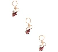 2 pezzi cigno portachiavi strass portachiavi borsa da appendere decorazione cigno portachiavi cigno portachiavi auto decorazioni appese, Lilax3 pezzi, 4X3.5X0.5CMx3pcs