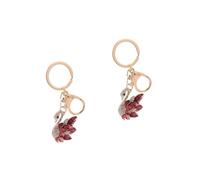 2 pezzi cigno portachiavi strass portachiavi borsa da appendere decorazione cigno portachiavi cigno portachiavi auto decorazioni appese, Lilax2 pezzi, 4X3.5X0.5CMx2pcs