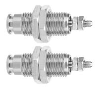 2 Pezzi Cilindro Pneumatico Mini a Ago Maschio Cjpb6-15 in Rame | Forza Assiale Elevata, Movimento Lineare Preciso, Installazione Rapida, Struttura Compatta, Connessione Maschio