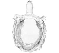 2 pezzi cinese Feng Shui Crystal Turtle Staue Glass Crafts Decorazione per la