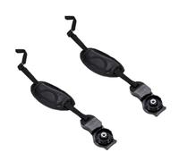 2 Pezzi Cinghia da Polso per Fotocamera Ovale, Supporto Mano, Nero | Tessuto Antiscivolo e PU, per Mirrorless e Macchine, Viaggio e Riprese a Mano