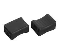 2 Pezzi Cinghia di Fissaggio per Portabici Cuscinetto, Nylon Nero | Biciclette e Portapacchi, Uso in Viaggio o Rimessaggio, Dimensione 3, 60x2, 60x2, 00cm