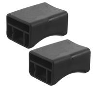 2 Pezzi Cinghia per Portabici Imbottitura, Nylon Nero | Fissaggio per Modelli 598 e 591, Protezione Antigraffio e Resistenza alle Intemperie, per Pendolari