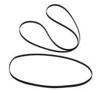 2 Pezzi Cinghia Piatta in Gomma, Nero, Ricambio | Compatibile Giradischi e Lettore Tape, Manutenzione Audio Domestica, Velocità Costante e Slittamento Ridotto