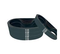 2 Pezzi Cinghie Sincrone in Gomma T5 1215mm Lunghezza 45mm Larghezza - per Stampanti/Fax/Trasportatori - Rinforzate con Fibra di Vetro
