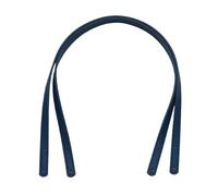 2 Pezzi Cintura Borsa Staccabile Larghezza 1,2Cm Borsa In Pelle Pu Fascia Manico Cinturino Modello Lichee Accessori Di Ricambio Fai Da Te, Blu navy, Taglia unica