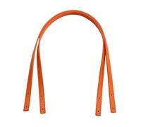 2 Pezzi Cintura Borsa Staccabile Larghezza 1,2Cm Borsa In Pelle Pu Fascia Manico Cinturino Modello Lichee Accessori Di Ricambio Fai Da Te, Arancia, Taglia unica