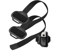 2 Pezzi Cinturini per Gambe Compatibile con Sports Play Soccer/Ring Fit Adventure Game Cinturino Appiccicoso Regolabile Cinturini per Gambe Compatibile con Nintendo Switch Sports Play per Nero