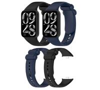 [2 Pezzi] Cinturino Compatibile con Xiaomi Smart Band 8 Pro/Mi Band 8 Pro, Weideworld Cinturini di Ricambio in Silicone Morbido,Resistente al Sudore