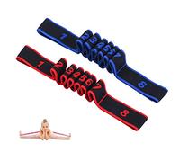 2 Pezzi Cinturino per Esercizi con 8 Loops Cintura per la Ginnastica Elastico Fasce di Resistenza Cintura Elasticizzata per Cintura Yoga con Fascia Elastica per Una Maggiore flessibilità Durante Yoga
