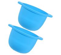 2 Pezzi Ciotola in Silicone 300ml per Scaldacera, Uso Casa e Salone | Rivestimento Riutilizzabile, per Zona Bikini e Scaldacera, Salvaspazio, Adatta a Tutti i Tipi di Pelle