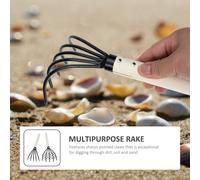 2 pezzi Claw a mano rastrella da 5 artigli rastrellano utili guscio di