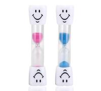 2 Pezzi Clessidra Bambini,Timer Visivo Bambini,Timer Cucina Clessidra,Clessidre Colorato Timer dell'orologio, Clessidra Colorata per Bambini e Classe,per Spazzolini da Cucina Time Management Visivo