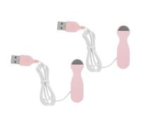 2 Pezzi Cliccatore Schermo Telefono USB Automatico, Rosa ABS | Streaming in Diretta e Giochi, Tocco Sensibile Stabile, Accessorio per Telefono