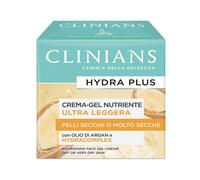 CLINIANS | Hydra Plus Crema-Gel Nutriente Ultra Leggera, Dermatologicamente Testato, Made in Italy, 50 ml