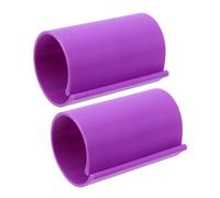 2 Pezzi Clip Antirrotolo per Tele Artistiche, Porpora, Plastico, Grande | Supporto Stabile per Progetti Grandi, Stabilizzazione senza Mani, Riduce Fatica, per Aule e Spostamenti
