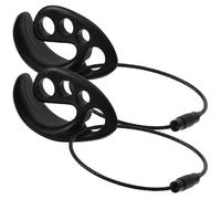 2 Pezzi Clip Compatta per Disco Rotante in Plastica e Metallo, Nera | Disco Rotante, Uso All’aperto, Facile Fissare e Portare, Resistente AI Danni