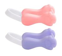 2 Pezzi Clip Correttore per Naso in Silicone Ergonomico, Raddrizza | Clip per Assottigliare Naso, Clip per Naso per Respirare, Clip Nasale Antirussamento, Cerotti per Naso